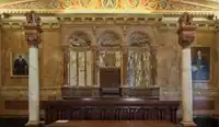 Details from the "million dollar courtroom"