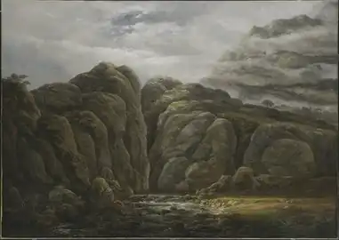 Johan Christian Dahl, Norwegian Mountain Landscape