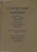 Scan of the gallery's catalogue