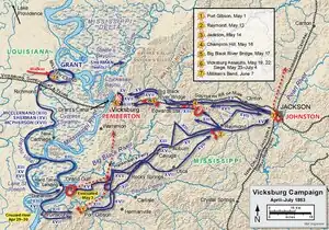 Grant's operations against Vicksburg