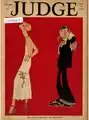 "The Cake Eater Gets the Frosting." Cover depicting a flapper dancing the Charleston with a skeleton, representing the dangers of reckless behavior. September 13, 1924, Vol. 87, no. 2237.